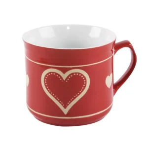 Levný Hrnek vařák porcelán 500ml SRDCE
