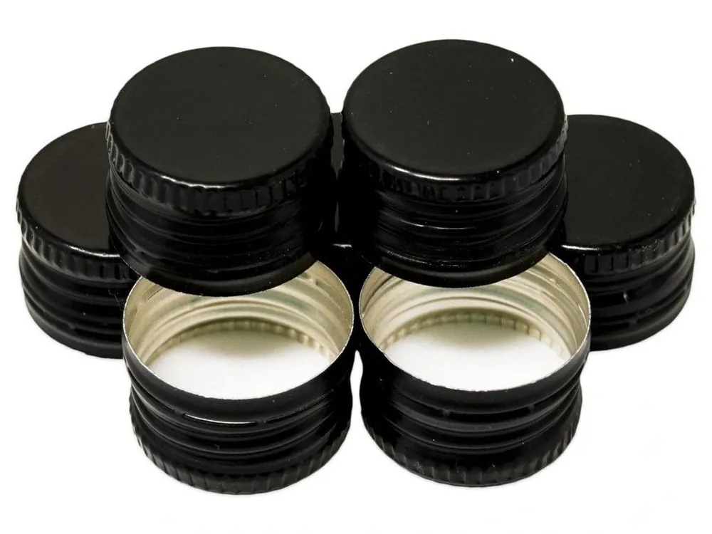 Uzávěr PP 28x18mm alkork, závit, pojistka, černý Aktuální