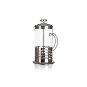Konvice french press 600ml sklo/nerez s filtrem WAVE Vrácení Zdarma