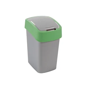 Akční Nabídka Koš odpadkový výklopný 25L FLIPBIN stříbrný/zelený
