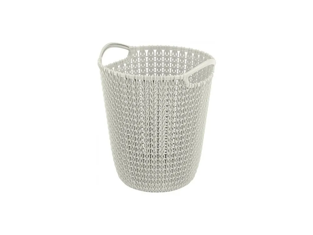Bezpečná Platba Koš na papír 7L KNIT krémová