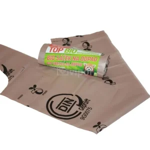 Pytle na odpad BIO 20L/10ks, 40x57cm, 10µm, s uchy BIO hnědá Rychlé Dodání