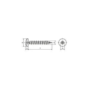 Šroub 5,0x20mm ZB PZ VH samořezný 100ks (odběr bal.500ks) Poslední Šance