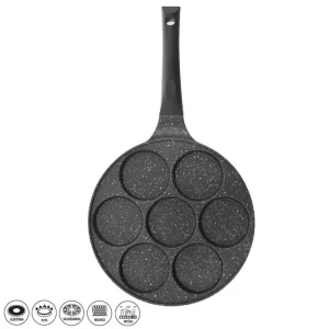 Pánev na lívance granit ¤27cm 7x oko GRANDE vč. indukce Jen Po Omezenou Doba