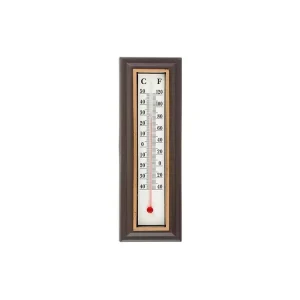 Bezpečná Platba Teploměr pokojový/venkovní plast 16x5,5cm RETRO