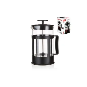 Konvice french press 1000ml sklo/PH/nerez s filtrem CLARA Přímo Od Výrobce
