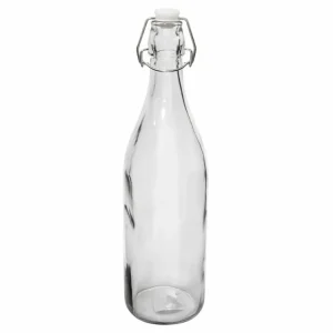 Láhev sklo patentní uzávěr 1000ml kulatá ROUND Cenově Výhodný