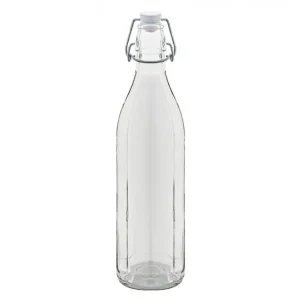 Pouze Dnes Láhev sklo patentní uzávěr 1000ml osmihran COSTOLATA