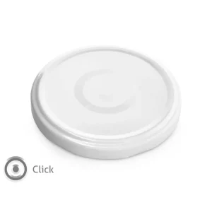 Víčko ¤66mm Twist 10ks bílá RSB klik Značkový