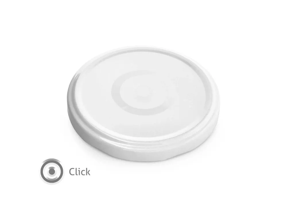 Víčko ¤66mm Twist 10ks bílá RSB klik Značkový