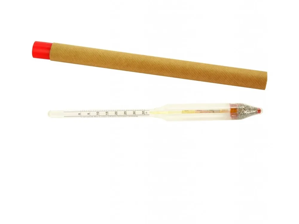 Oblíbený Cukroměr 0-35% s teploměrem 22cm EURO