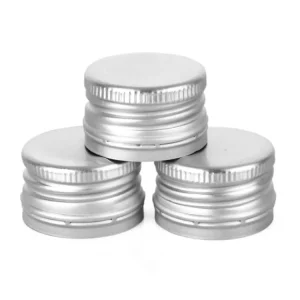 Uzávěr PP 28x18mm alkork, závit, pojistka, stříbrný Aktuální