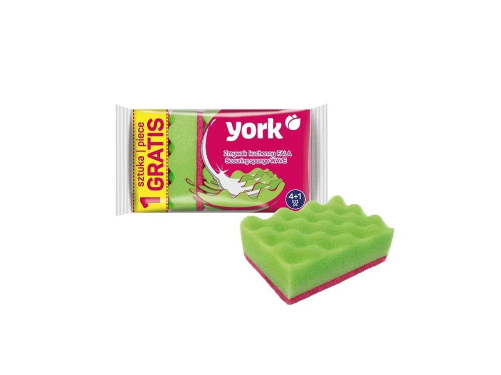 Oblíbený Houba na nádobí 5ks WAVE YORK