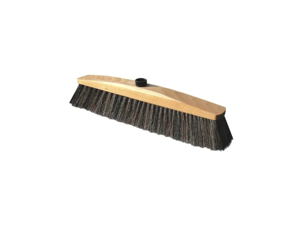 Smeták dřevo 40cm lak, závit, směs žíní, bez hole YORK Výhodná Nabídka