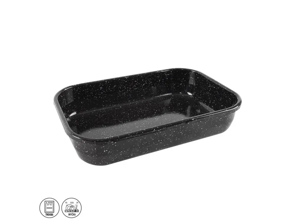 Pouze Dnes Pekáč smalt 36cm 4,8L jednodílný bez ucha