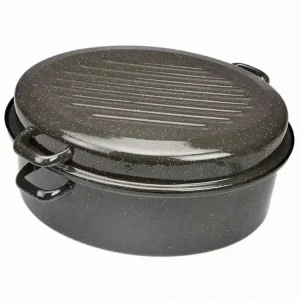 Pekáč smalt oválný 42cm 11L dvoudílný Nejlepší Cena