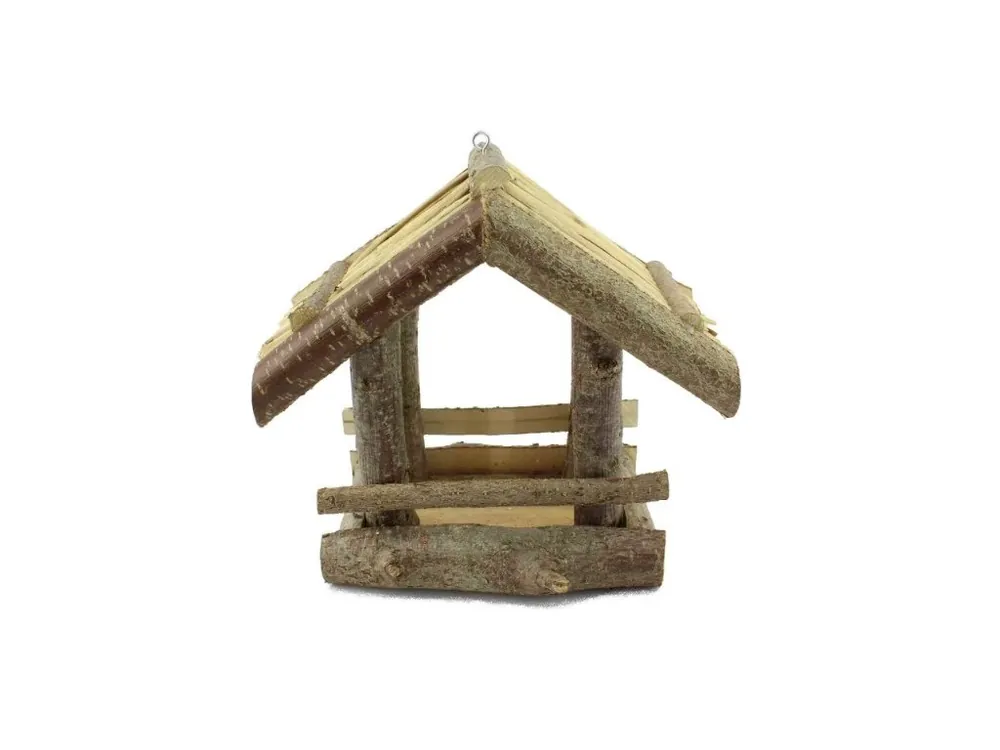 Ptačí budka krmítko 31x12,5x28,5cm NATURAL Časově Omezené