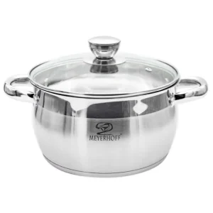 Cenová Bomba Hrnec nerez ¤20x11,5cm 3,4L MEYERHOFF T2 sklo poklice