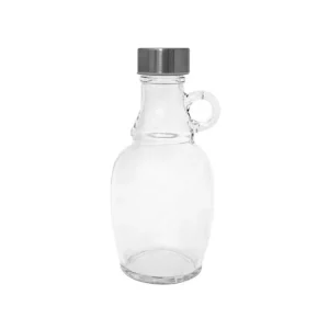 Demižon holý skleněný 0,5L ucho s uzávěrem INOX Nová Kolekce