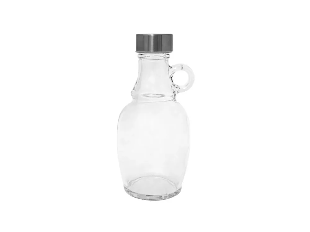 Demižon holý skleněný 0,5L ucho s uzávěrem INOX Nová Kolekce