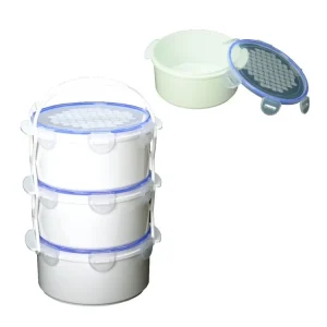 Poslední Šance Jídlonosič plast 3x1,5L FULL HERMETIK barevný