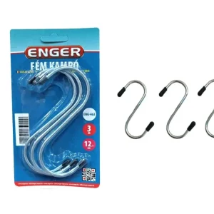 Háček S chrom 12,5cm 3ks ENGER Autentický
