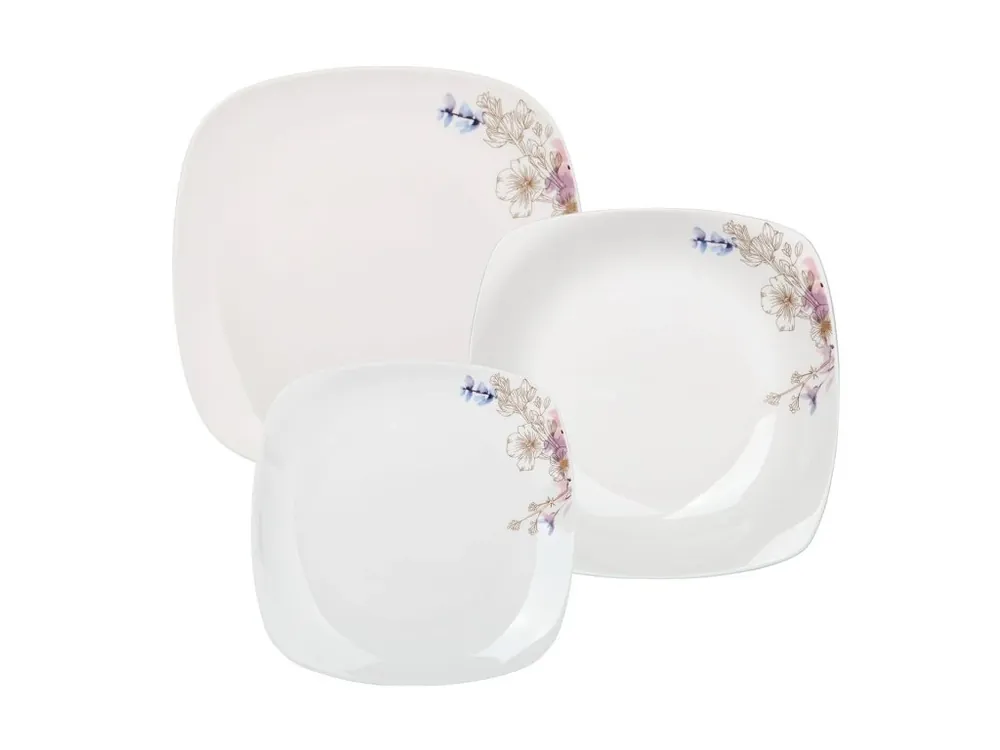 Jídelní sada porcelán 18ks LUČNÍ KVĚT Akce