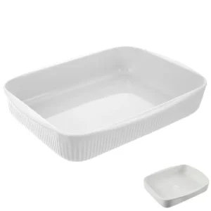 Zlevněný Mísa porcelán zapékací 30,5x24,5x5,5cm VLNKA