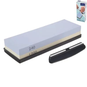 Ostřič nožů brusný kámen s úchytem na nože 240/1200 Pouze Dnes