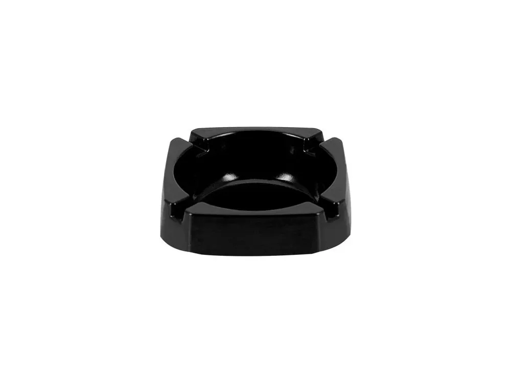 Popelník plast 9,3x9,3cm černý Aktuální