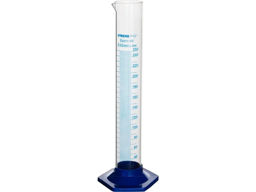 Nejlepší Cena Válec odměrný sklo/plast 250ml STREND