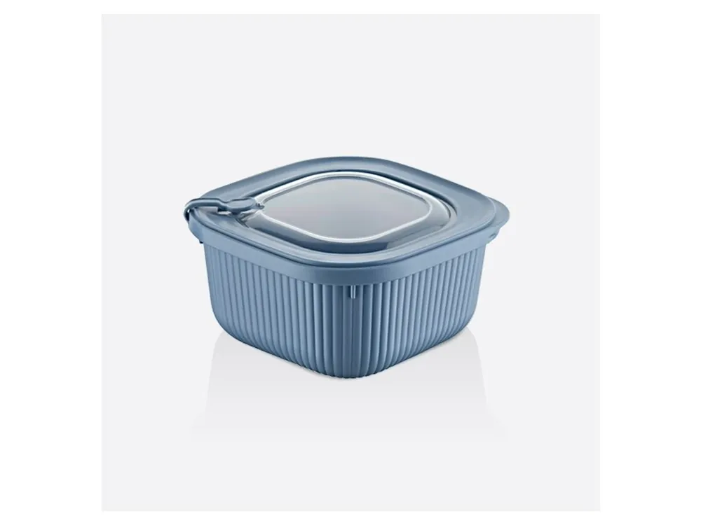 Zlevněný Dóza 1,8L čtverec MICROLINE, mix barev