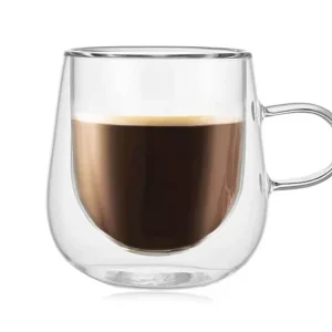 Hrnek sklo 250ml dvoustěnný ucho TRG-41 Koupit Online