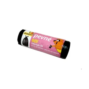 Horká Nabídka Pytle na odpad 60L/20ks, 60x70cm, 10µm, EKO HDPE černá