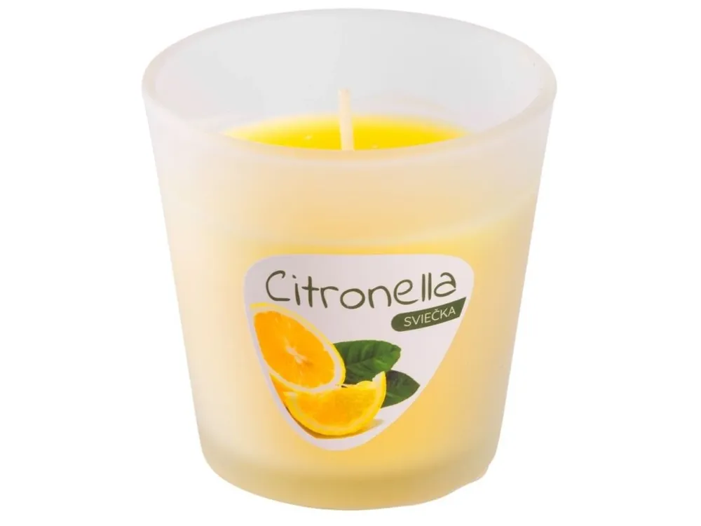 Nejlepší Cena Svíčka repelentní citronela sklo 80g CB144