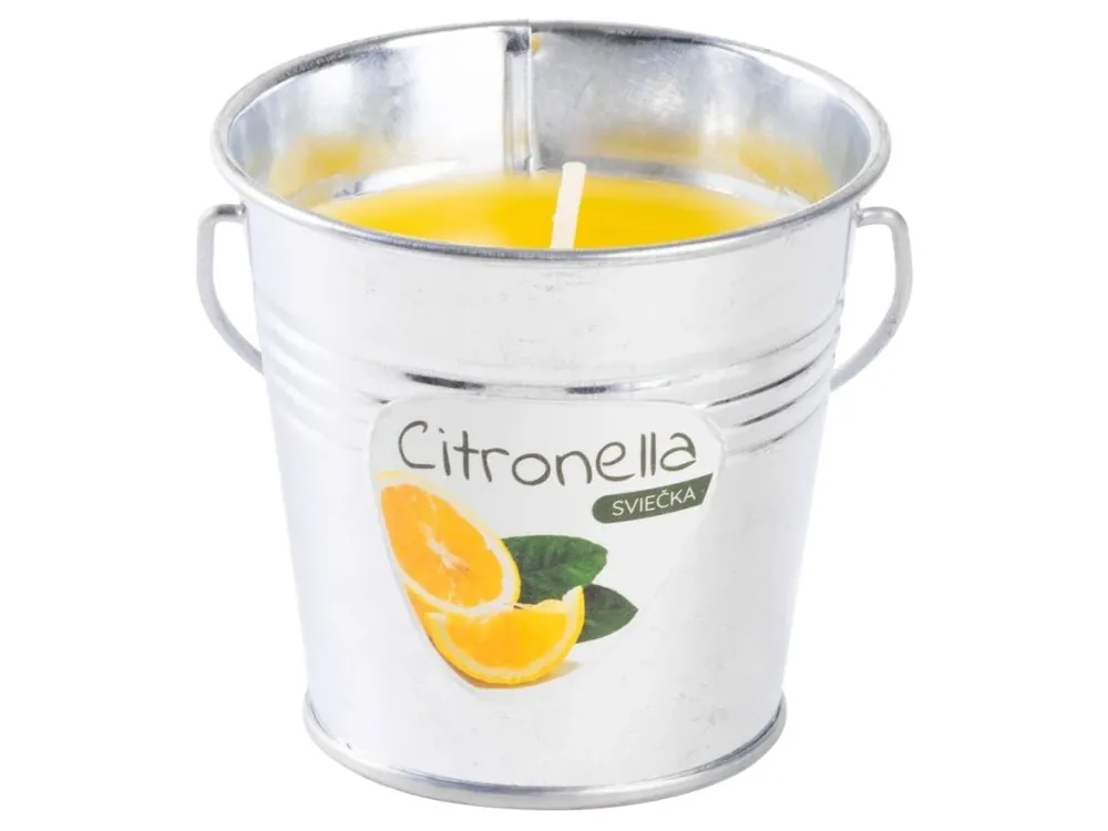 Svíčka repelentní citronela vědro 80g CB143 Expresní Doručení