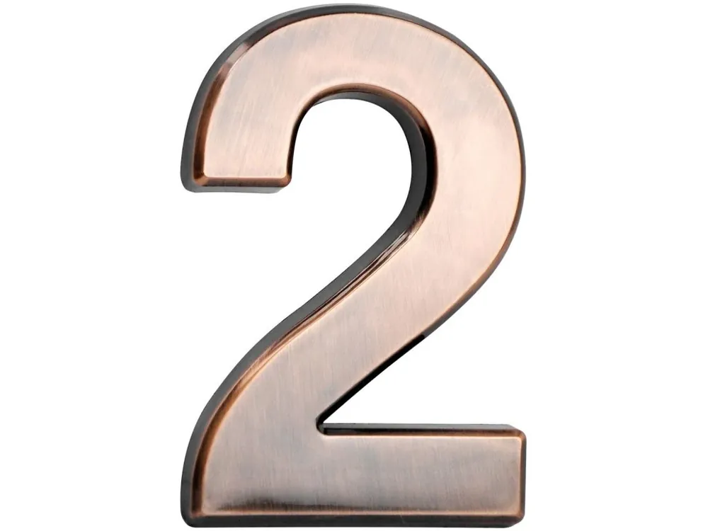 Číslo domovní samolepící ABS 70x100mm bronz 2 Poslední Šance
