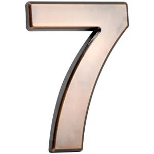 Číslo domovní samolepící ABS 70x100mm bronz 7 Originální