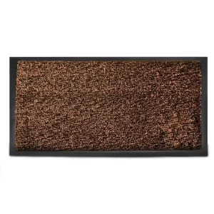Cenová Bomba Rohožka 90x150cm guma/koberec FINE hnědá