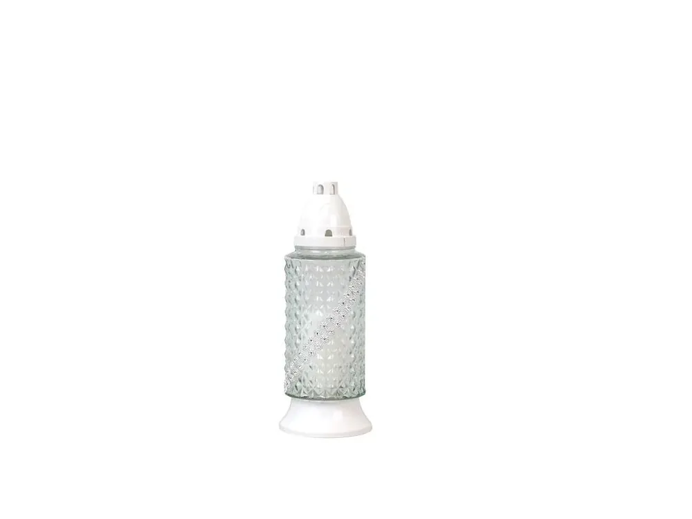 Nejlepší Volba Hřbitovní sklo 28cm svíčka vklad MOSAIC, mix