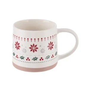 Výprodej Hrnek porcelán 400ml Vánoce Hvězda