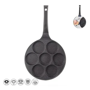 Zlevněný Pánev na lívance granit ¤27cm 7x oko GRANDE hluboká vč. indukce