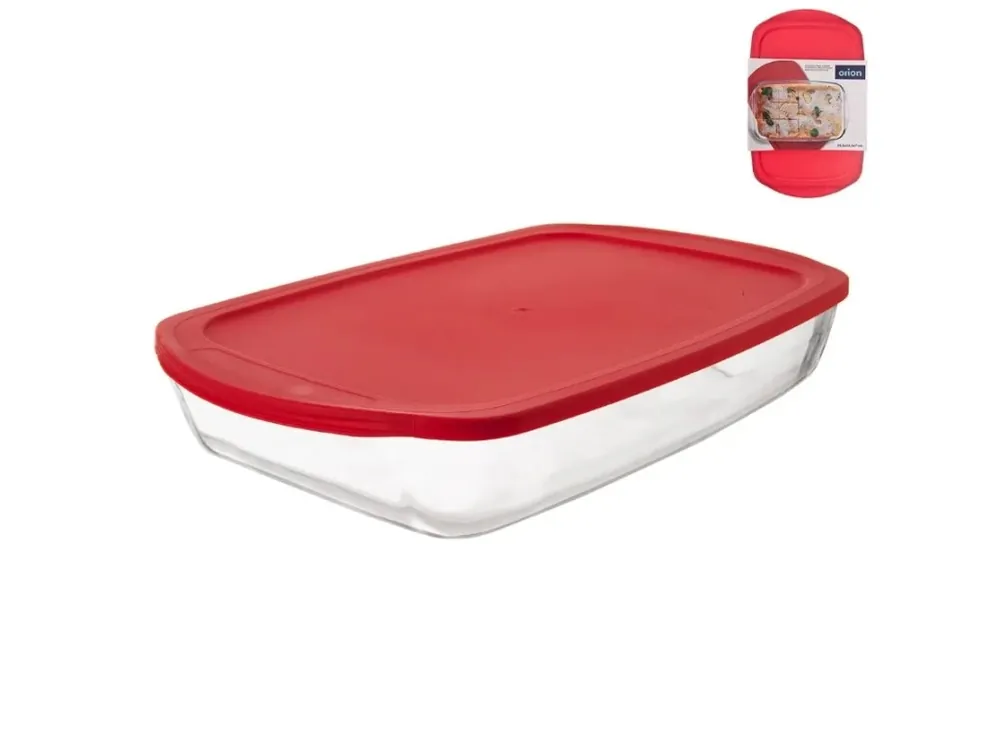 Mísa sklo zapékací borosilikát/UH víko 39,5x24,5cm Koupit Online