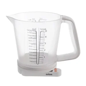 Váha kuchyňská digitální 5kg 1,2L s odměrkou ORION Nízká Cena