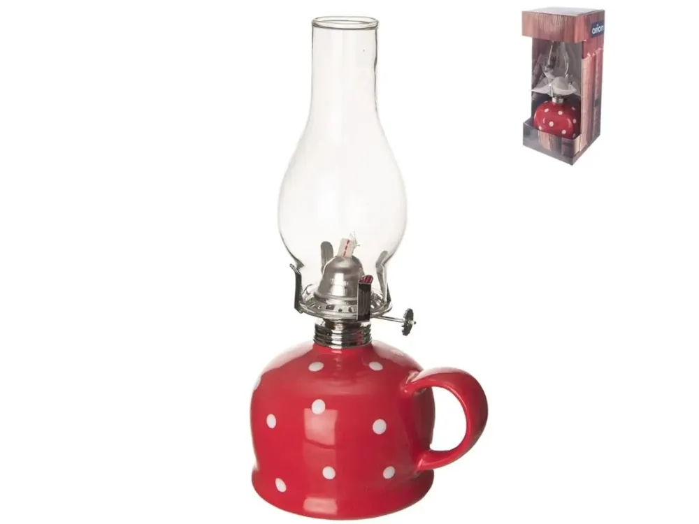 Časově Omezené Lampa petrolejová s cylindrem TEČKA