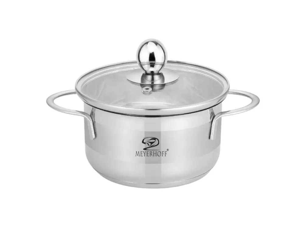Jen Po Omezenou Doba Hrnec nerez ¤14cm 1,1L s poklicí MEYERHOFF MH-1311D