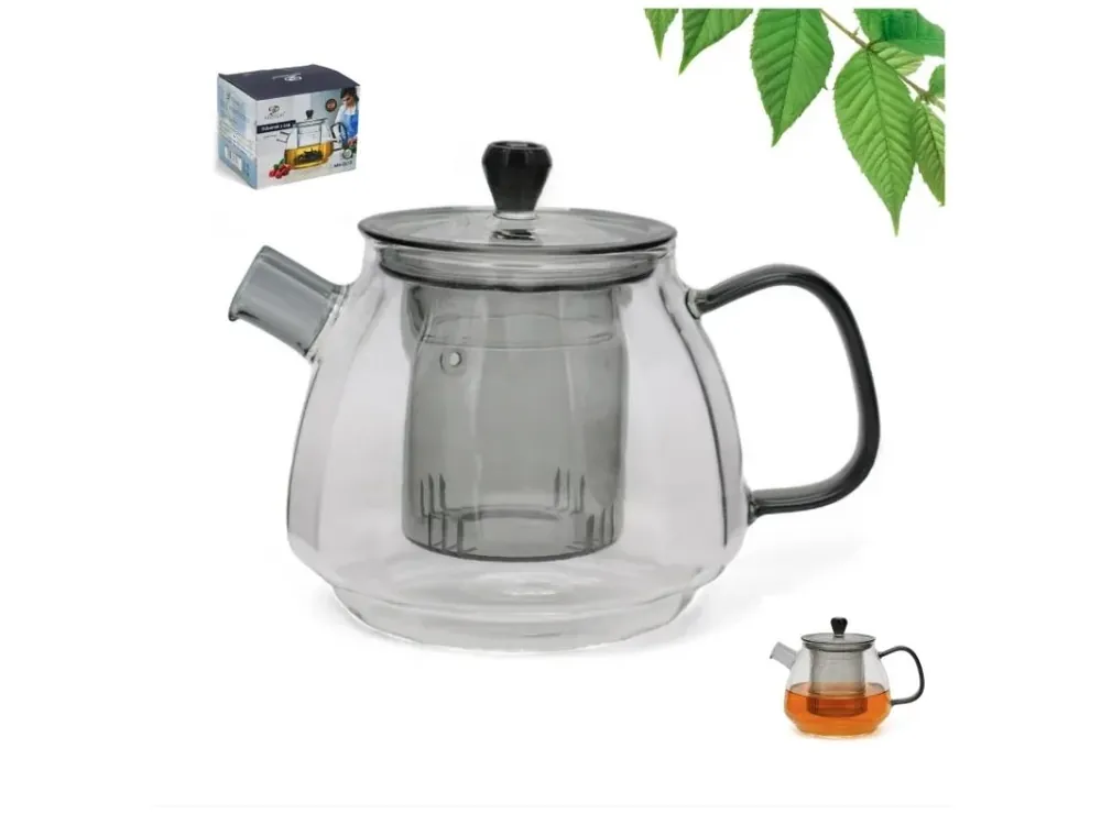Konvice sklo/nerez s filtrem 900ml MEYERHOFF MHTG13 Cenově Výhodný