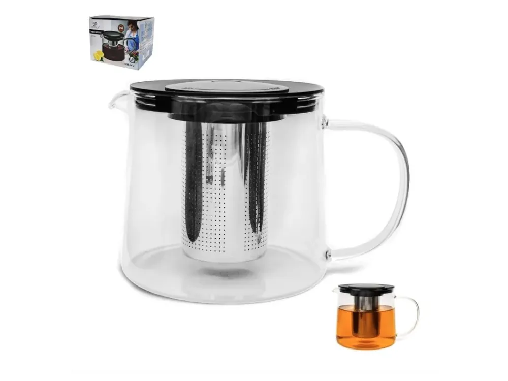Akce Konvice sklo/nerez/PH 1,5L s filtrem MEYERHOFF MH84