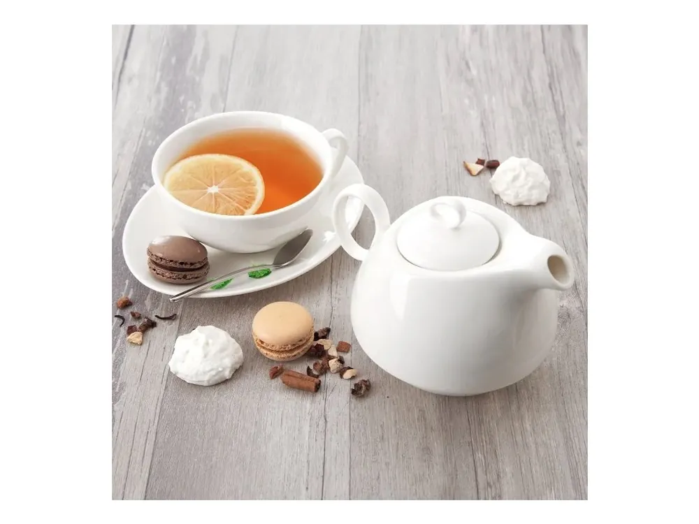 Cenově Výhodný Konvice porcelán 680ml + hrnek 380ml MONA