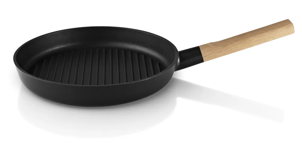 Poslední Šance Grilovacia panvica s drevenou rukoväťou Nordic kitchen
